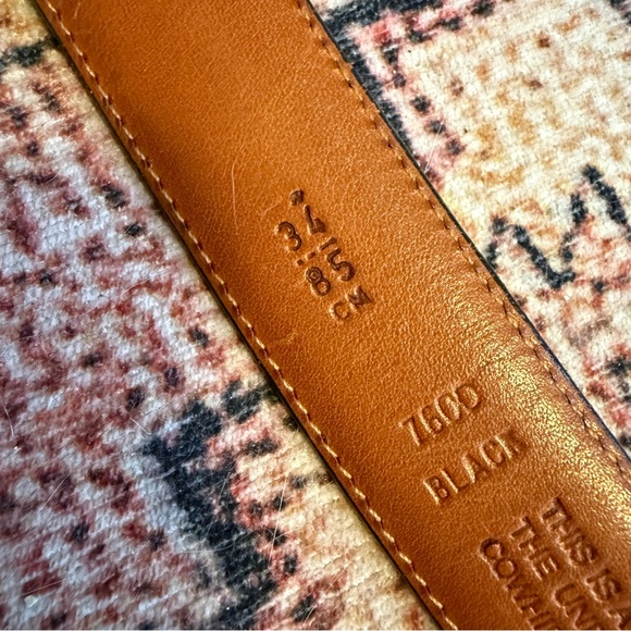 Coach Belt 76CD Black - Picture 3 of 7